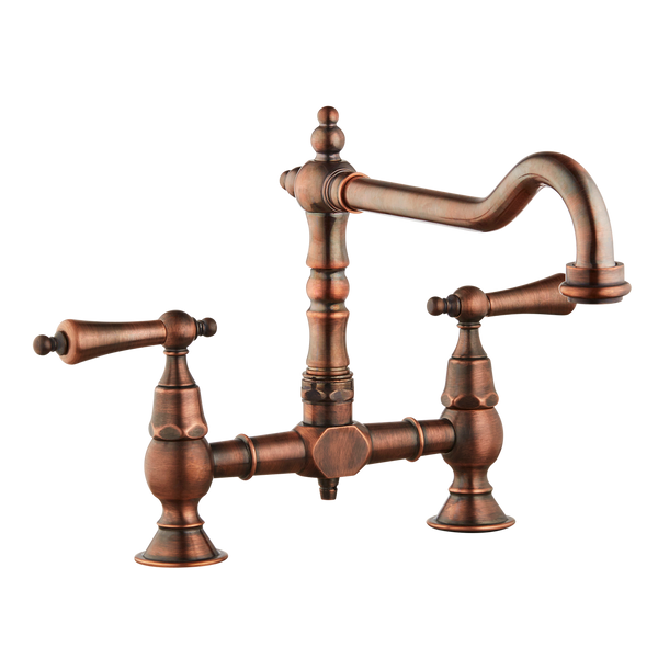 Brunel - Old English Kitchen Tap - Cross Handles
