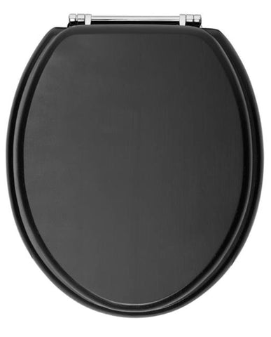 HB - Toilet Seat Black / Chrome