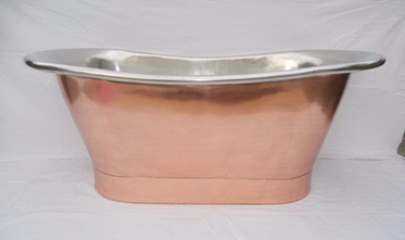 Copper Freestanding Roll Bath